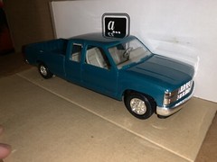 Vintage AMT ERTL 1993 Chevrolet C-1500 Extended Cab Teal Green Metallic Model