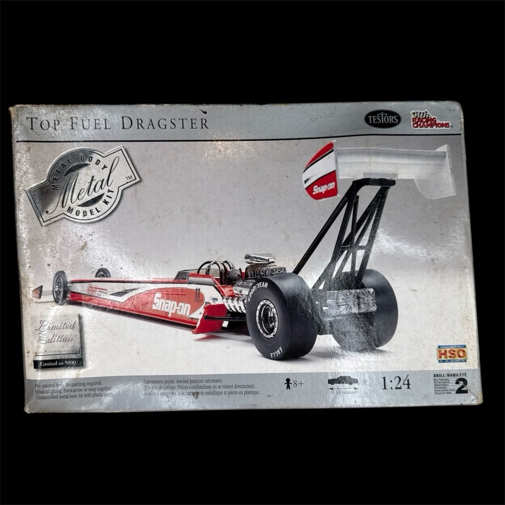Top Fuel Dragster Model Metal Body Racing Champions 1:24 Snap-On Limited Edition