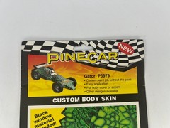 PineCar #P3979 Gator Custom Body Skin Pinewood Derby Kit