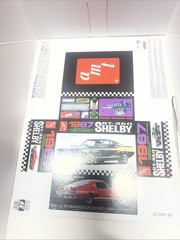 1967 Shelby GT-350 Mustang Model Kit by AMT 1:25 Scale Open Box Complete