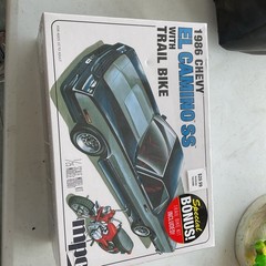 MPC 1986 Chevy El Camino SS w/ Trail Bike 1:25 Model Kit #888/12 NEW Sealed
