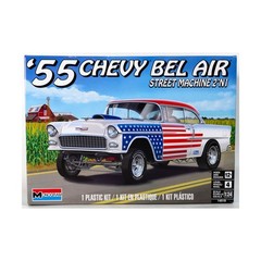 Monogram Model Kit 1/24 ’55 Chevy Bel Air – Street Machine 2’n1 VG+/NM