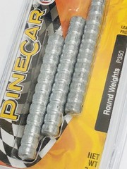 Pinecar P350 Pinewood Derby Round Weight 3 oz