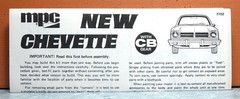 1/25 MPC NEW CHEVETTE # 7702 (INSTRUCTIONS ONLY)