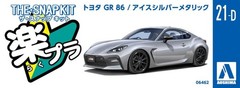 1/32 The Snap Kit Toyota GR86 Ice Silver Metallic Plastic Model 21-D