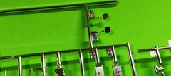 1947 Chevy Moebius Galaxie 1/25 Wayne Valve Cover Carbs Mirrors Chrome Trim