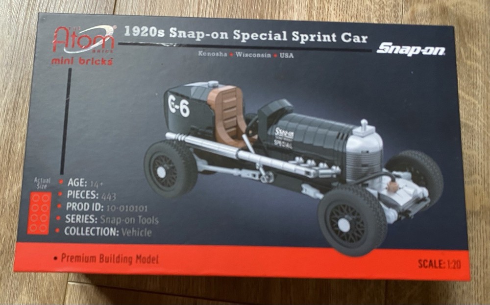 New In Box! THE ATOM BRICK 1/20 1920s Snap-on Special Sprint Car Model