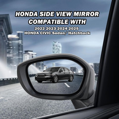Left Driver Side Mirror Compatible with 2022 2023 2024 2025 Honda Civic Sedan/Ha