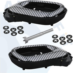 Camaro Carbon Fiber Interior Door Handle for Left Driver and Right Passenger Sid