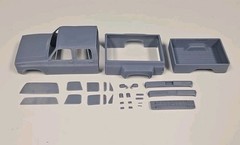 ABS-LIKE RESIN 3D PRINTED 1/25 1985 CHEVROLET K30 CREW CAB DUALLY BODY
