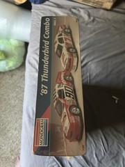 96 Monogram 1:24 Scale ’87 Thunderbird Combo NASCAR Kulwicki / Schrader. Signed!