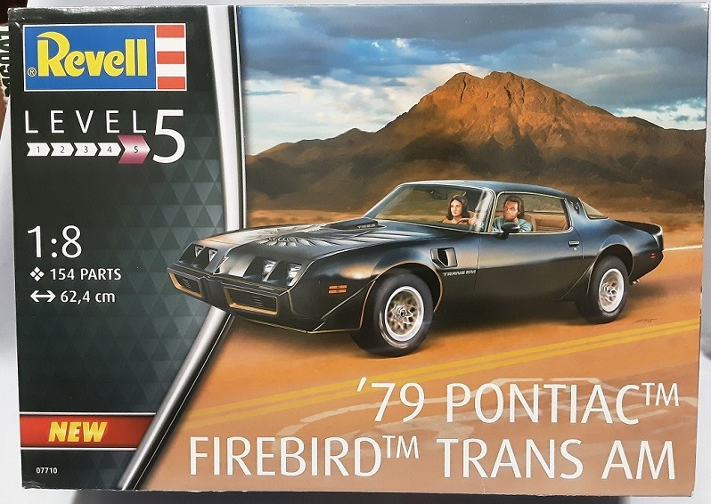 Revell Large 1/8 Scale 79 Pontiac Firebird Trans Am Plastic Model #07710 SEALED