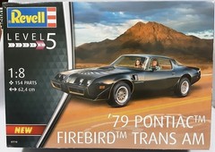 Revell Large 1/8 Scale 79 Pontiac Firebird Trans Am Plastic Model #07710 SEALED