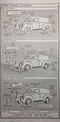 40 FORD SEDAN DELIVERY – DeSoto STYLE BUMPERS – AMT – MODEL CAR KIT PARTS LOT
