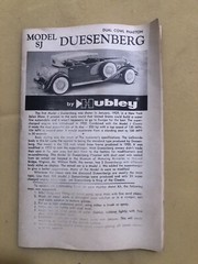 Gabriel Hubley 1932 Duesenberg SJ 1:18 Scale Metal Classic Model Car Kit