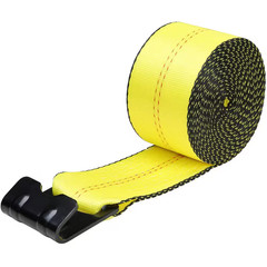 Winch Straps, 4 In. X 30Ft., 6000 Lbs. Load Capacity, 18000 Lbs. Break Strength,