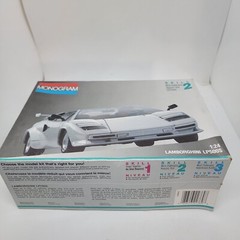 Monogram – 1991 Lamborghini LP500S – Used Kit #2769-0201 – 1/24 Scale – Skill 2