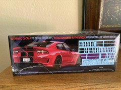 SKILL 2 MODEL KIT 2021 DODGE CHARGER HELLCAT REDEYE 1/25 SCALE BY AMT RARE HTF