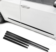 4PCS Dent Prevent Car Door Protector,Door Molding Trim Kit Strips,Universal Door