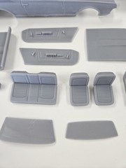 ABS-LIKE RESIN 3D PRINTED 1/25 1967 MERCURY COUGAR FULL KIT
