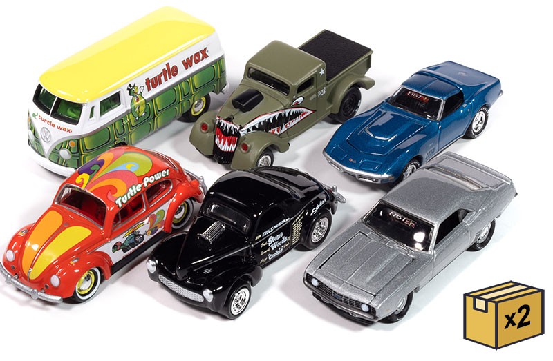 Johnny Lightning JLPK023-B-CASE 1/64 Scale Twin Pack 2024 Release 1B