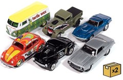 Johnny Lightning JLPK023-B-CASE 1/64 Scale Twin Pack 2024 Release 1B