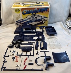MPC Class Action Monte Carlo Vintage Blue Model Kit Missing Pieces For Parts