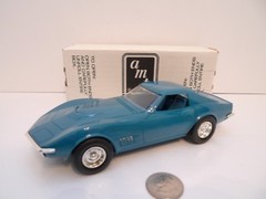 AMT ERTL 1970 Chevrolet Corvette LT-1 (Mulsanne Blue) 6878 w/ Package !!!
