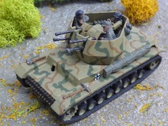 Roco Minitanks WWII German Wirbelwind W/Quad 20 Lot#9385B©