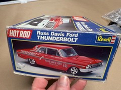 1/25 REVELL HOT ROD RUSS DAVIS FORD THUNDERBOLT Drag Race Car 1964 LOOK