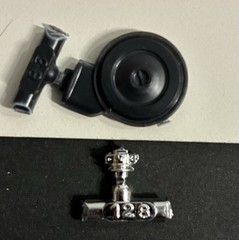 Chevy C1500 454SS 454 Engine parts 183 1661 AMT 1/25 Model Car Parts