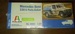 MERCEDES-BENZ 230 G PARIS-DAKAR MODEL KIT ORIGINAL FACTORY SEALED 1:24 ITALERI