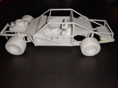 1/25 Dirt Street Stock 3D Printed Model Kit Unassembled Dirt Track Race Car DIY