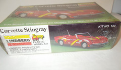 Vintage 1981 Lindberg Model Kit. No. 144 Corvette Stingray Snap 1:32 NOS SEALED