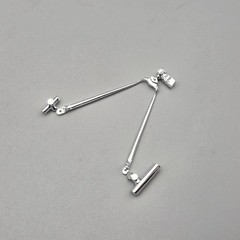 Revell 1/25 1929 29 Ford Model A Parts Kitbash Chrome Front Suspension Wishbone