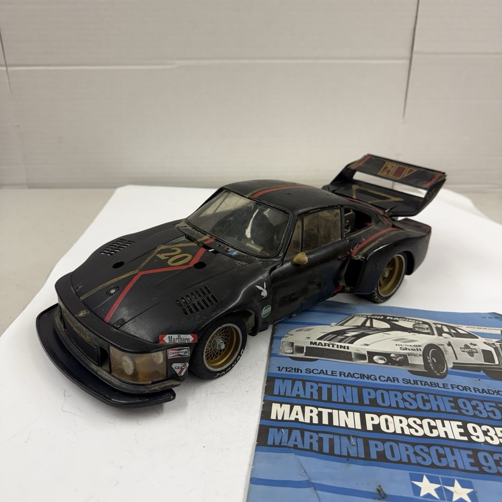 Vtg Tamiya 1/12 Scale Martini Porsche 935 Turbo Slantnose Model RC PARTS MANUAL