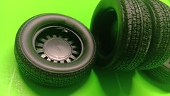 69 1969 Chevy Camaro Z28 1/12 Set of 4 Plain Wall Tires Revell Model Cars
