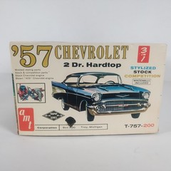 Empty Box Only 1957 Chevrolet Hardtop AMT 1:25 Model Kit T757 Vintage