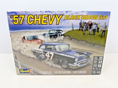 Revell 1/25 ’57 Chevy BLACK WIDOW 2’n1 Plastic Model Kit 85-4441-SEALED BOX!