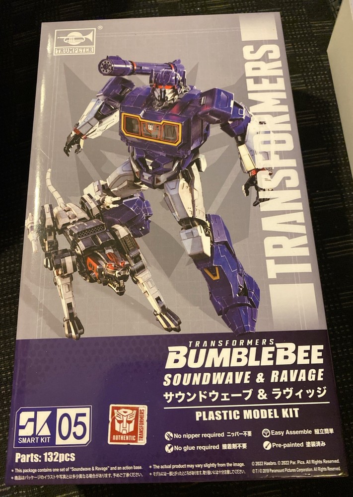 Trumpeter Transformer Soundwave & Ravage from Bumblebee Movie 3.5″