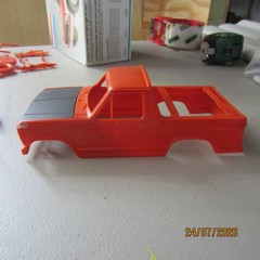Monogram 80 Ford Bronco 1/24th scale model kit, with Hi roller parts