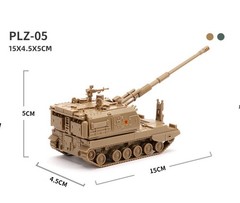 1/72 HJ10 Anti-tank Missile Vehicle / PLZ05 Military Tank Assembly Kit Model