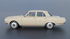 ABS-LIKE RESIN 3D PRINTED 1/25 1965 PLYMOUTH VALIANT 4-DOOR FULL KIT