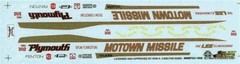 Slixx 1888 Motown Missile Cuda P/S Don Carlton 1/25 decal