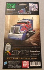 Metal Earth Optimus Prime Western Star 5700 Truck Steel Model Kit Transformers