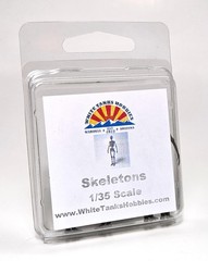 1/35 Scale Skeletons Figures Resin Parts For Armor Aircraft Models (4 Pack)
