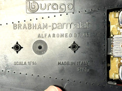 Burago Brabham Parmalat BT46 Alfa Romeo Model F1 Racing Car Built 1/14