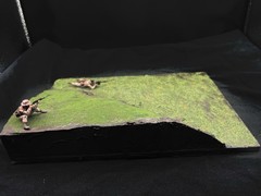1/35 Scale Military Diorama Base Terrain Display Model Soldiers Figures Diecast