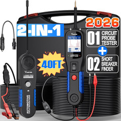 V200 Pro Automotive Circuit Tester, Power Circuit Probe Tester Breaker Finder To