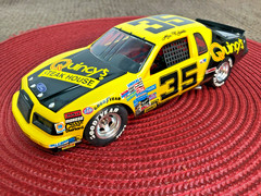 MONOGRAM 1/24 EARLY 85 QUINCY’S AK T-BIRD STOCK CAR FACTORY BUILT BOX ART MODEL